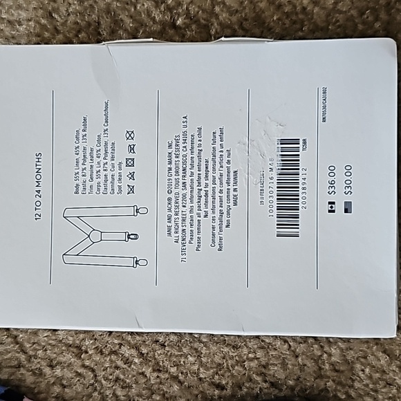 Janie and Jack plaid Suspenders and Matching Crew Socks 12-24M - Picture 3 of 6